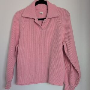 Aerie Soft Pink V Neck Sweater
